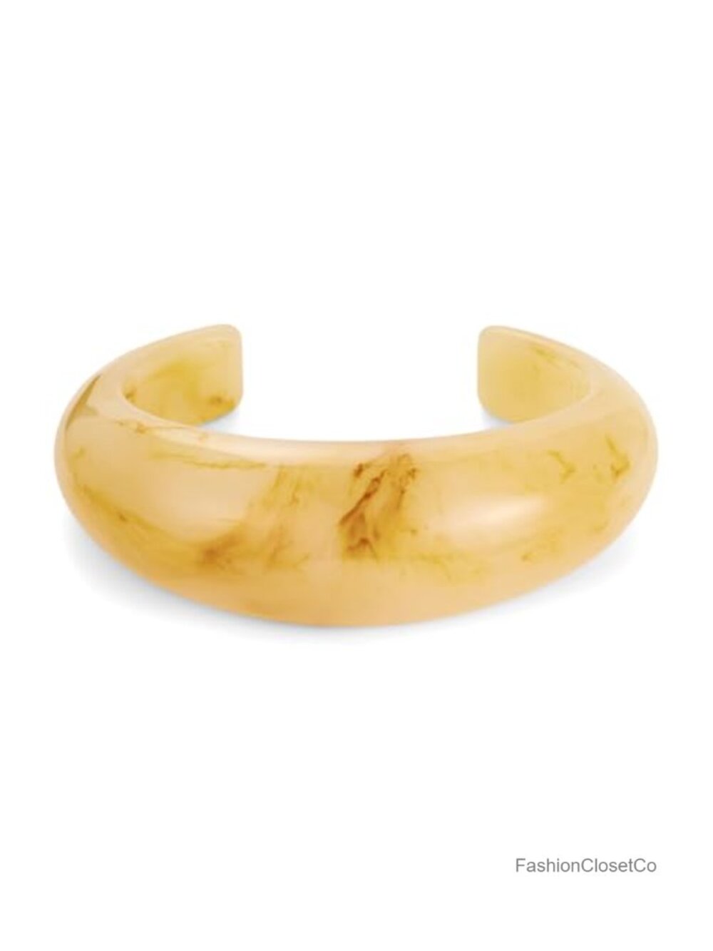 Chunky Acrylic Resin Cuff Bracelet Statement Bangle for Women